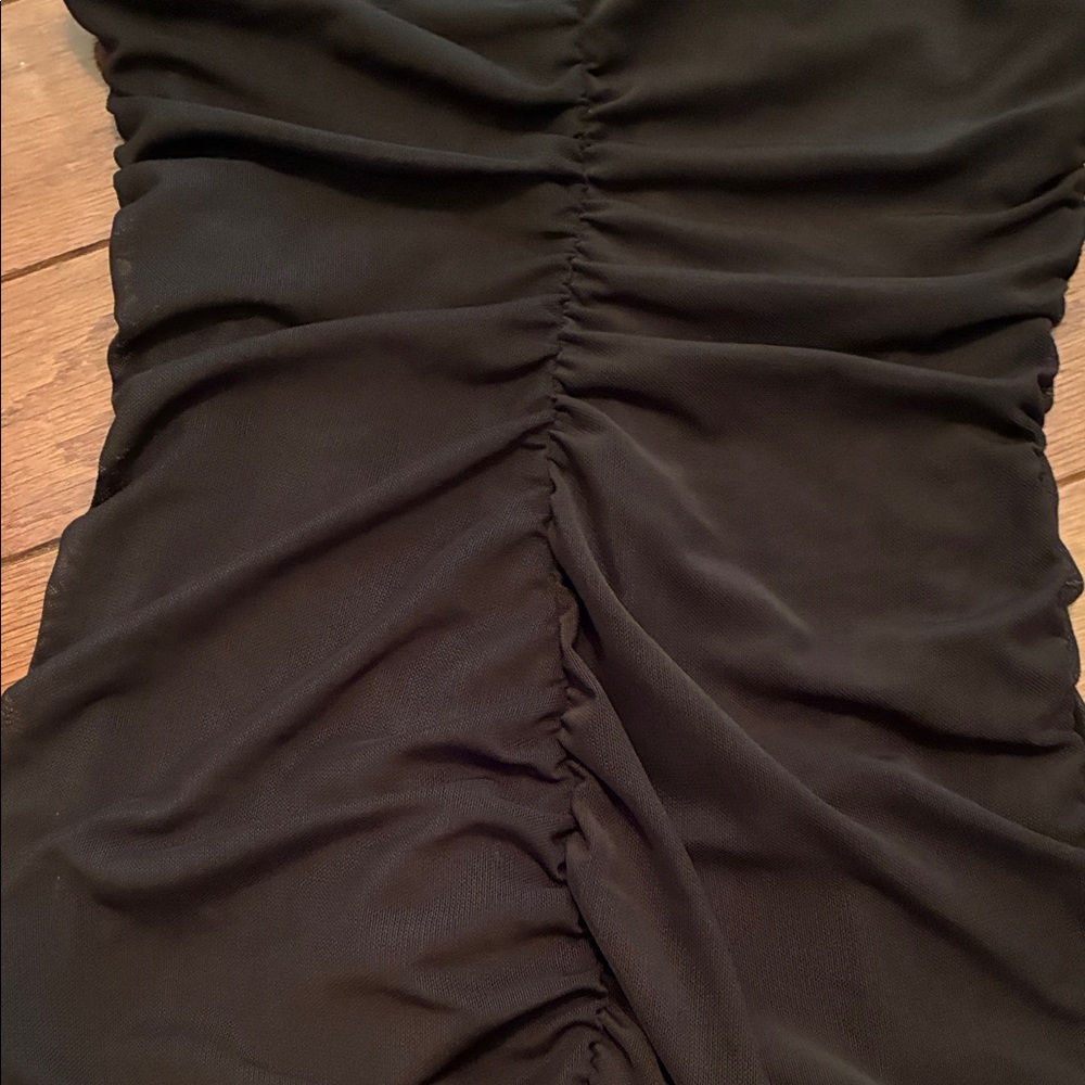 Motel Rocks Brown Ruched One-Shoulder Mini Dress - Picture 2 of 8